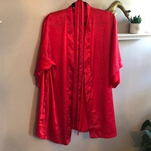 Victoria’s Secret silky robe, Red. medium large